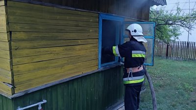 Пожежа у будиночку відпочинку на Світязі Пожежа у будиночку відпочинку на Світязі