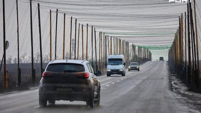 Антидронова сітка в Словʼянську