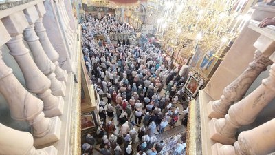Богослужіння в Почаєві Богослужіння в Почаєві