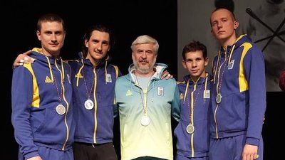 Українські фехтувальники вибороли "срібло" у шпазі на Кубку Європи у Німеччині