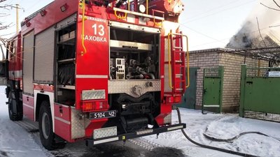 Пожежа та вибух у приватному будинку на Херсонщині - травмовано господаря Пожежа та вибух у приватному будинку на Херсонщині - травмовано господаря