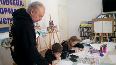У Луцьку дітей вчили малювати комікси У Луцьку дітей вчили малювати комікси