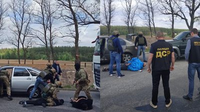 На Луганщині затримали трьох чоловіків, що погрозами вимагали у місцевого жителя 2 млн грн