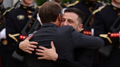 Макрон та Зеленський