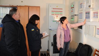 У кропивницькій школі “Вікторія П” перевіряли рівень протипожежної безпеки