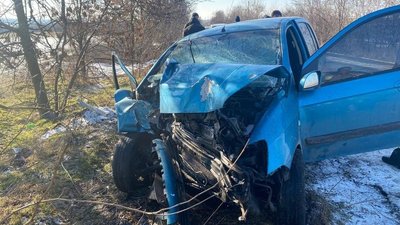 ДТП на Миколаївщині. Один пасажир загинув та троє травмовані ДТП на Миколаївщині. Один пасажир загинув та троє травмовані