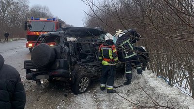 Пасажирка загинула, водій був травмований: автомобіль зіткнувся із вантажівкою