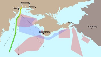 Російські навчання в морі. Економічна блокада чи підготовка до вторгнення? Російські навчання в морі. Економічна блокада чи підготовка до вторгнення?