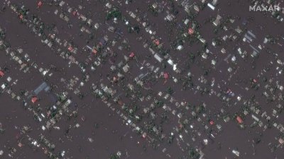 Супутниковий знімок Херсонської області