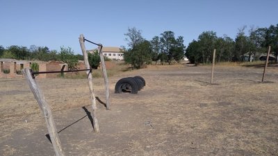 Херсонці облаштували спортивний майданчик у сільській школі на Одещині Херсонці облаштували спортивний майданчик у сільській школі на Одещині