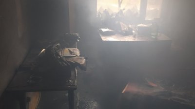На Полтавщині через пожежу травмувався власник квартири На Полтавщині через пожежу травмувався власник квартири