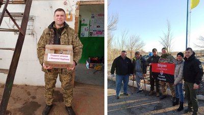 Від сала до тепловізора – черкаські волонтери вчергове їздили на фронт Від сала до тепловізора – черкаські волонтери вчергове їздили на фронт