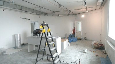 Роботи у відділенні у Винниках перебувають на завершальному етапі Роботи у відділенні у Винниках перебувають на завершальному етапі