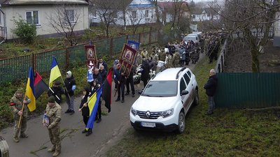 роман шупінський, на щиті, похорон, биківці, шумська громада, тернопільщина