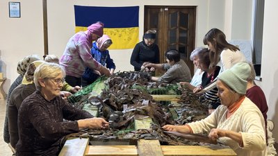 волонтери Шацькі, маскувальні сітки, сітки військовим