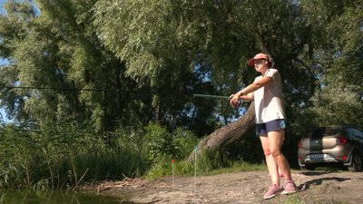 Риболовля стала улюбленим способом відпочинку: черкащанка про своє хобі