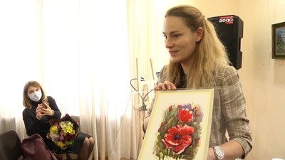Житомирські художниці Алла Юзепольська та Яна Сіхневич провели майстерклас з живопису Житомирські художниці Алла Юзепольська та Яна Сіхневич провели майстерклас з живопису