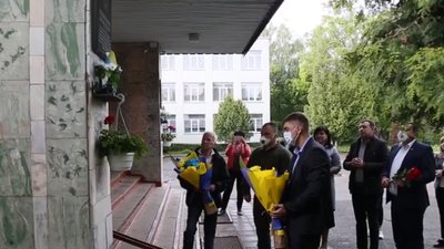 У Тернополі вшанували пам'ять загиблого майора Нацгвардії Віталія Куриловича