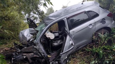 На Полтавщині зіткнулися легковики, водій помер у лікарні