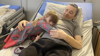 Сергій Кривко з донькою Сергій Кривко з донькою