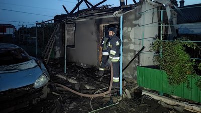 17 липня внаслідок російського обстрілу Степногірська на Запоріжжі виникла пожежа