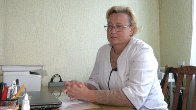 Фельдшерка Олена Сердюк на Чернігівщині Фельдшерка Олена Сердюк на Чернігівщині