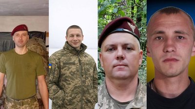 Військові з Чернівецької області Ільчук, Скрипник, Ципинюк та Гонца