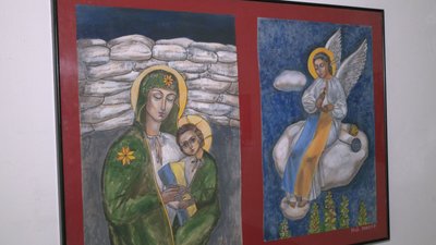 Обереги, прапор і коти: у Луцьку презентували художню виставку на воєнну тематику Обереги, прапор і коти: у Луцьку презентували художню виставку на воєнну тематику