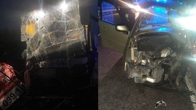 На об'їзній Львова зіткнулися авто та пасажирський автобус: одна людина травмована