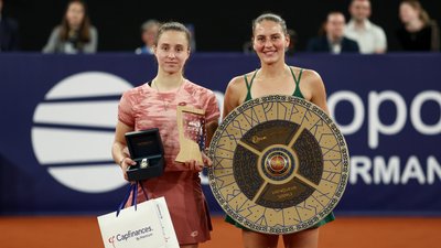 Марта Костюк і Вероніка Подрез у фіналі турніру у Руані