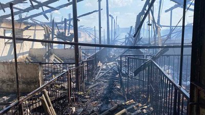 У Миколаївській області сталася пожежа на свинофермі