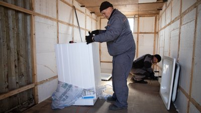 Банно-пральний комплекс для оборонців майструють у Лука-Мелешківській громаді Банно-пральний комплекс для оборонців майструють у Лука-Мелешківській громаді