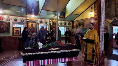 У Сумах попрощалися з військовим Андрієм Саєнком У Сумах попрощалися з військовим Андрієм Саєнком