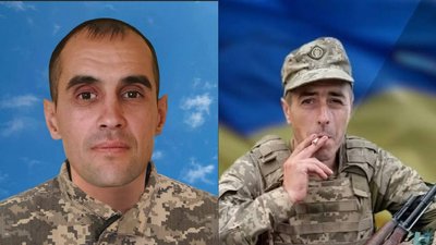 Полеглі військові з Буковини Сергій Сугу та Василь Санду