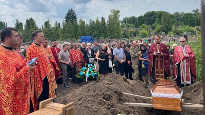 Похорон військовослужбовця Андрія Олекшія Похорон військовослужбовця Андрія Олекшія