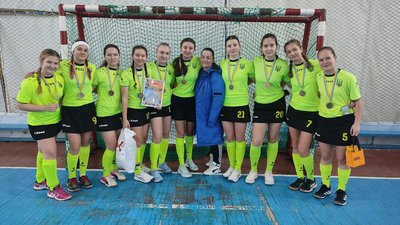 Учасники змагань з індорхокею на Вінничині 10 січня 2025.