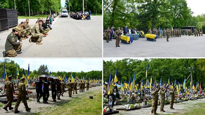 У Кропивницькому попрощалися із загиблими на війні з РФ Едуардом Курзанкіним та Ігорем Бутченком У Кропивницькому попрощалися із загиблими на війні з РФ Едуардом Курзанкіним та Ігорем Бутченком