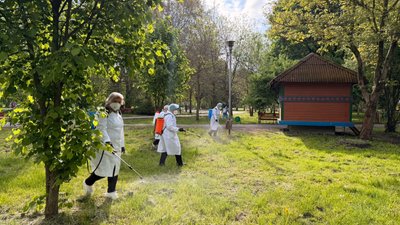 тернопіль, парк "сопільче", обробка від кліщів, 20 травня 2026 року
