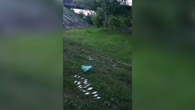 Виявили чоловіка на незаконній риболовлі