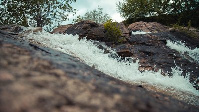 У Запорізькій області відродився водоспад