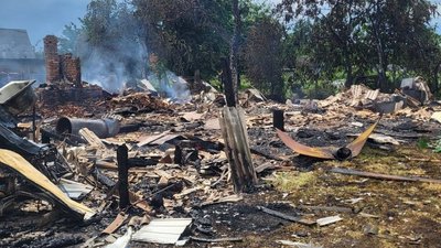 Наслідки удару по будинку багатодітної родини, Шосткинський район, 22 червня 2026 року