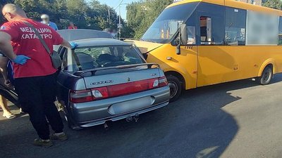 У Полтаві під час аварії травмувалися п'ятеро людей