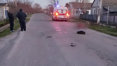 Місце аварії у селі Новоградівка на Одещині