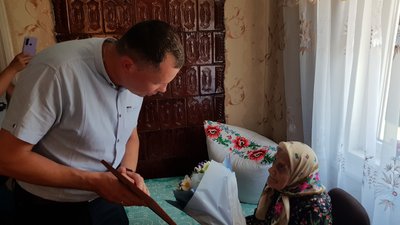 Жителька Тернопільщини відзначила 100-річний ювілей Жителька Тернопільщини відзначила 100-річний ювілей