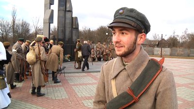 У селі Базар на Житомирщині відтворили події бою між армією УНР та більшовиками У селі Базар на Житомирщині відтворили події бою між армією УНР та більшовиками
