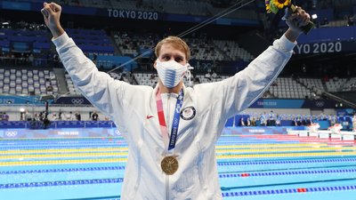 Член збірної США з плавання на Олімпіаді у Токіо