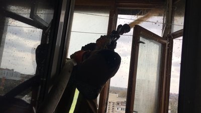 У Сумах горів балкон на 13 поверсі багатоповерхівки У Сумах горів балкон на 13 поверсі багатоповерхівки