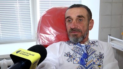 Здав понад сто літрів крові – житомирянин Сергій Ващенко займається донорством більше тридцяти років Здав понад сто літрів крові – житомирянин Сергій Ващенко займається донорством більше тридцяти років