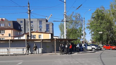 Оточили будівництво в центрі міста: у Хмельницькому проводяться поліцейські навчання