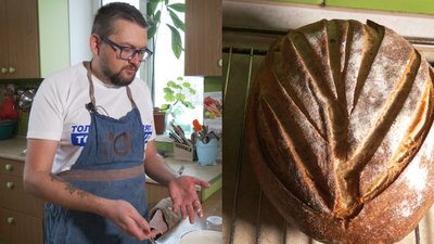 Пече крафтовий хліб. Черкасець Андрій Феофілов